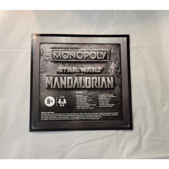 Star Wars The Mandalorian Edition Monopoly Game Baby Yoda - Picture 9 of 9